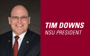 President Downs Graphic