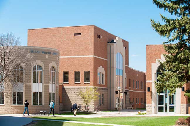 Beulah Williams Library exterior on a sunny day