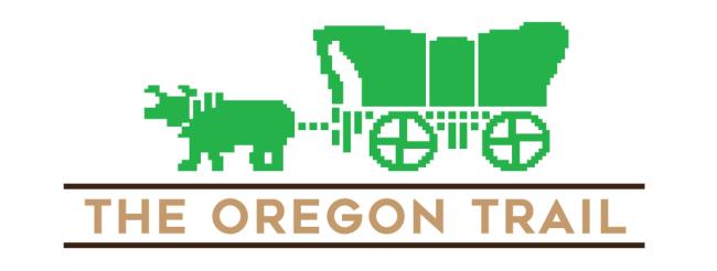 Graphic for theatre production, The Oregon Trail